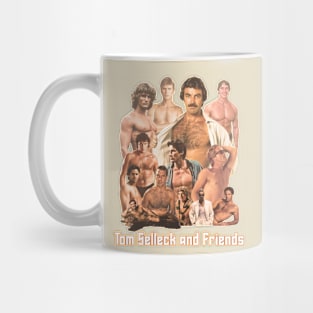 Tom Selleck and Friends Vintage Mug